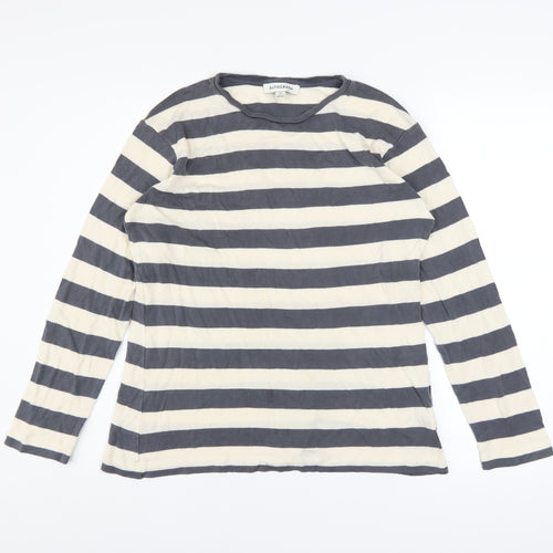 Marks and Spencer Autograph Women's Striped Long Sleeve Lyocell T-Shirt Size 12