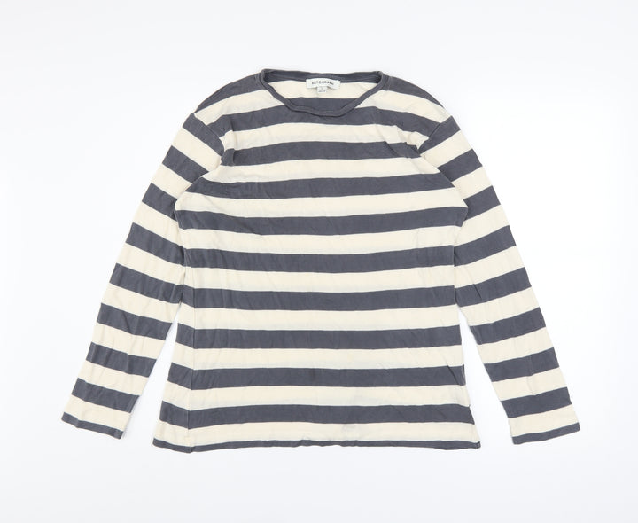 Marks and Spencer Autograph Women's Striped Long Sleeve Lyocell T-Shirt Size 12
