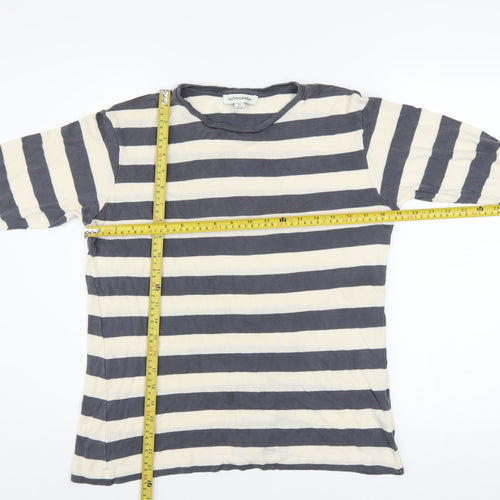 Marks and Spencer Autograph Women's Striped Long Sleeve Lyocell T-Shirt Size 12