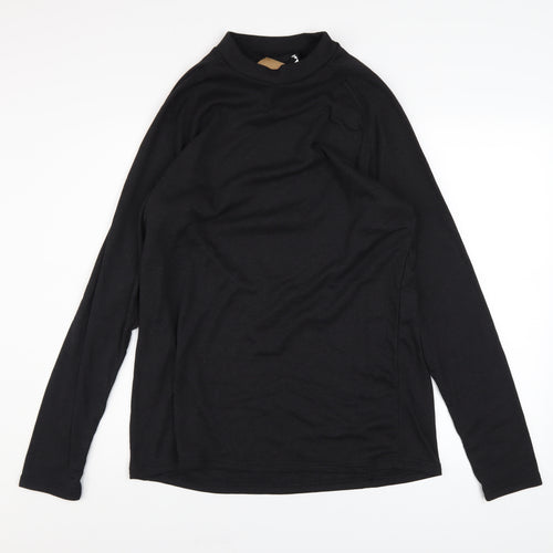 Wedze Men's Black 2XL Thermal Ski Long Sleeve Top