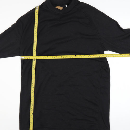 Wedze Men's Black 2XL Thermal Ski Long Sleeve Top
