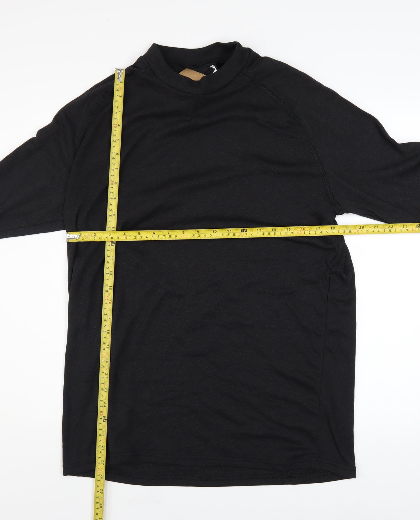 Wedze Men's Black 2XL Thermal Ski Long Sleeve Top