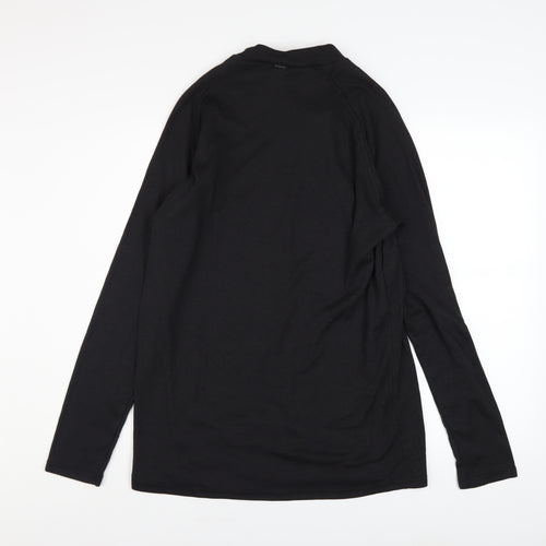 Wedze Men's Black 2XL Thermal Ski Long Sleeve Top