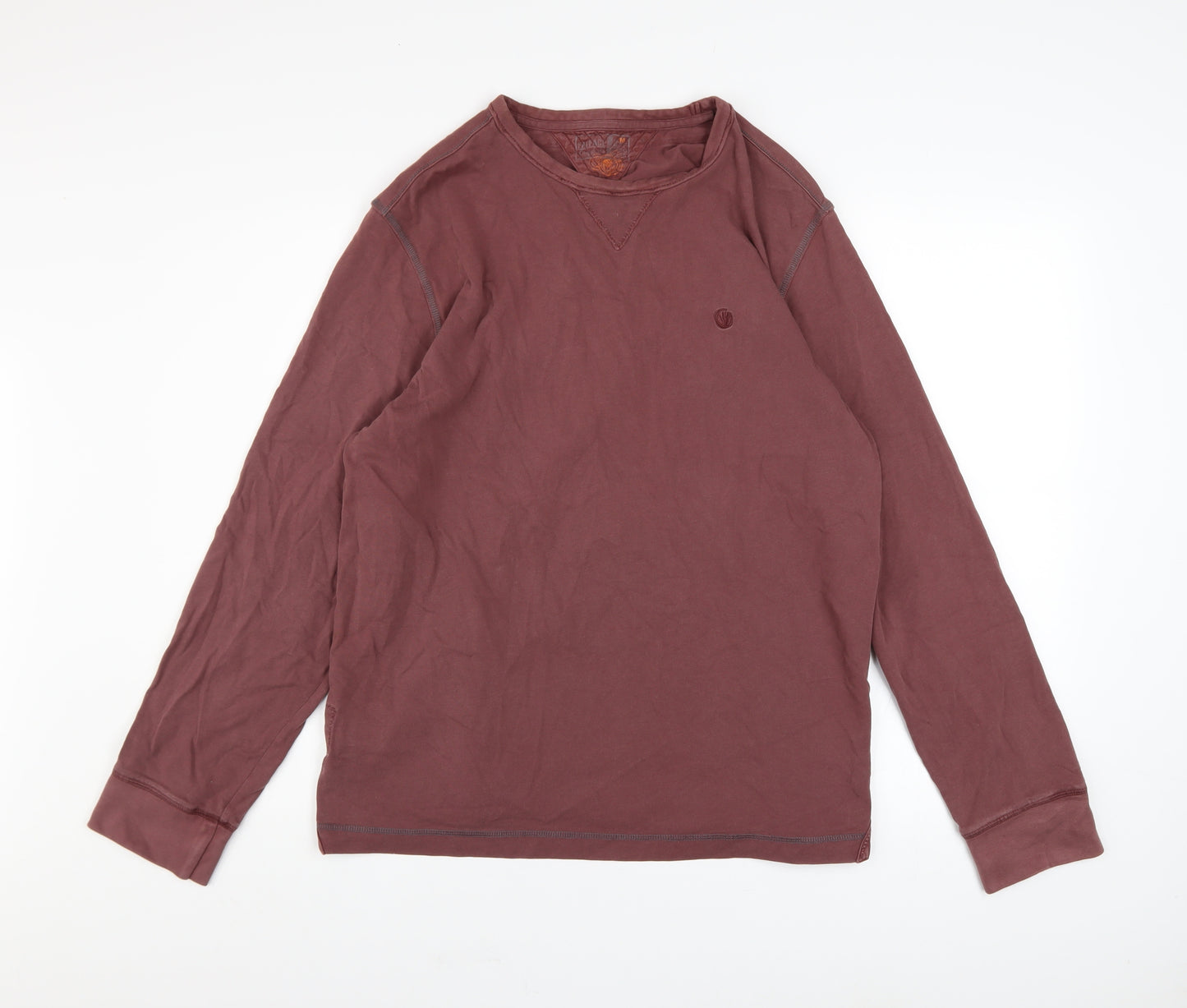 FatFace Men's Brown Cotton Crew Neck Pullover Sweatshirt M