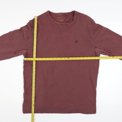 FatFace Men's Brown Cotton Crew Neck Pullover Sweatshirt M