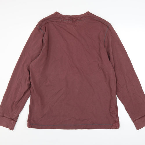 FatFace Men's Brown Cotton Crew Neck Pullover Sweatshirt M