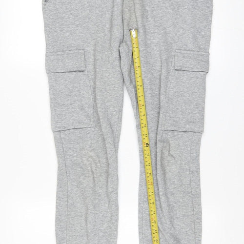 U.S. Athletic Men's Grey Small Jogger Trousers with Pockets