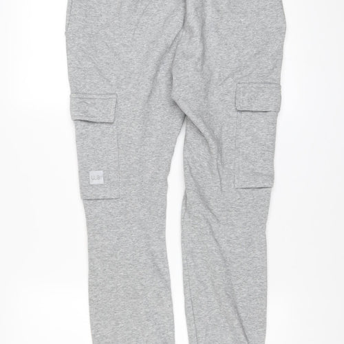 U.S. Athletic Men's Grey Small Jogger Trousers with Pockets