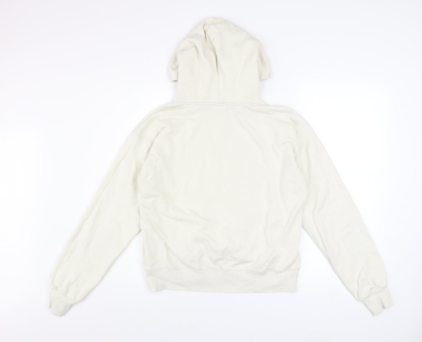 Champion Women's White Pullover Hoodie Large Cotton Blend