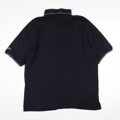 Calvin Klein Golf Men's Black XL Polo Shirt Short Sleeve Cotton