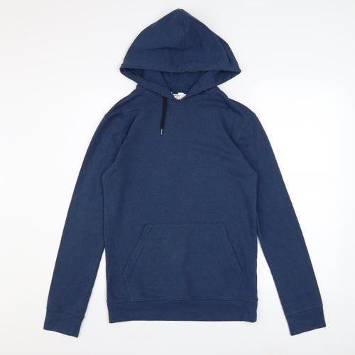 Topman Men’s Blue Pullover Hoodie Size S Long Sleeve Casual