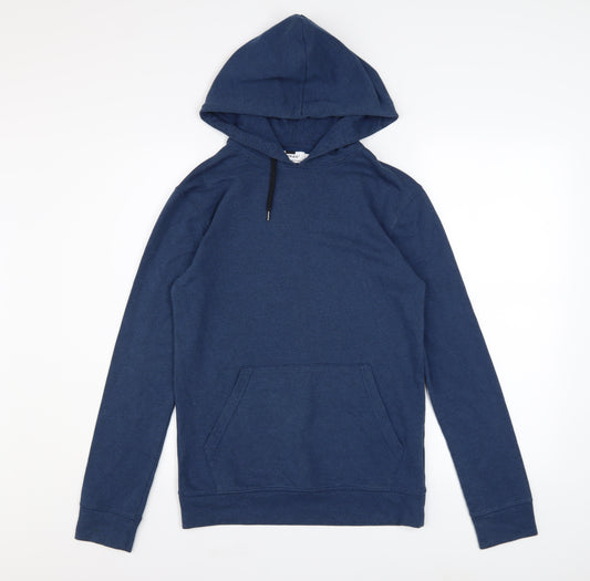 Topman Men’s Blue Pullover Hoodie Size S Long Sleeve Casual