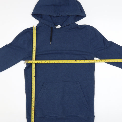 Topman Men’s Blue Pullover Hoodie Size S Long Sleeve Casual