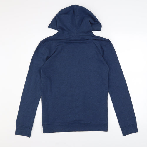 Topman Men’s Blue Pullover Hoodie Size S Long Sleeve Casual