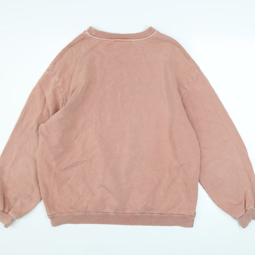 Levi’s Men’s Pink Crew Neck Cotton Pullover Sweatshirt XS