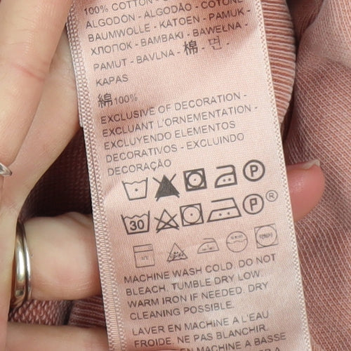 Levi’s Men’s Pink Crew Neck Cotton Pullover Sweatshirt XS