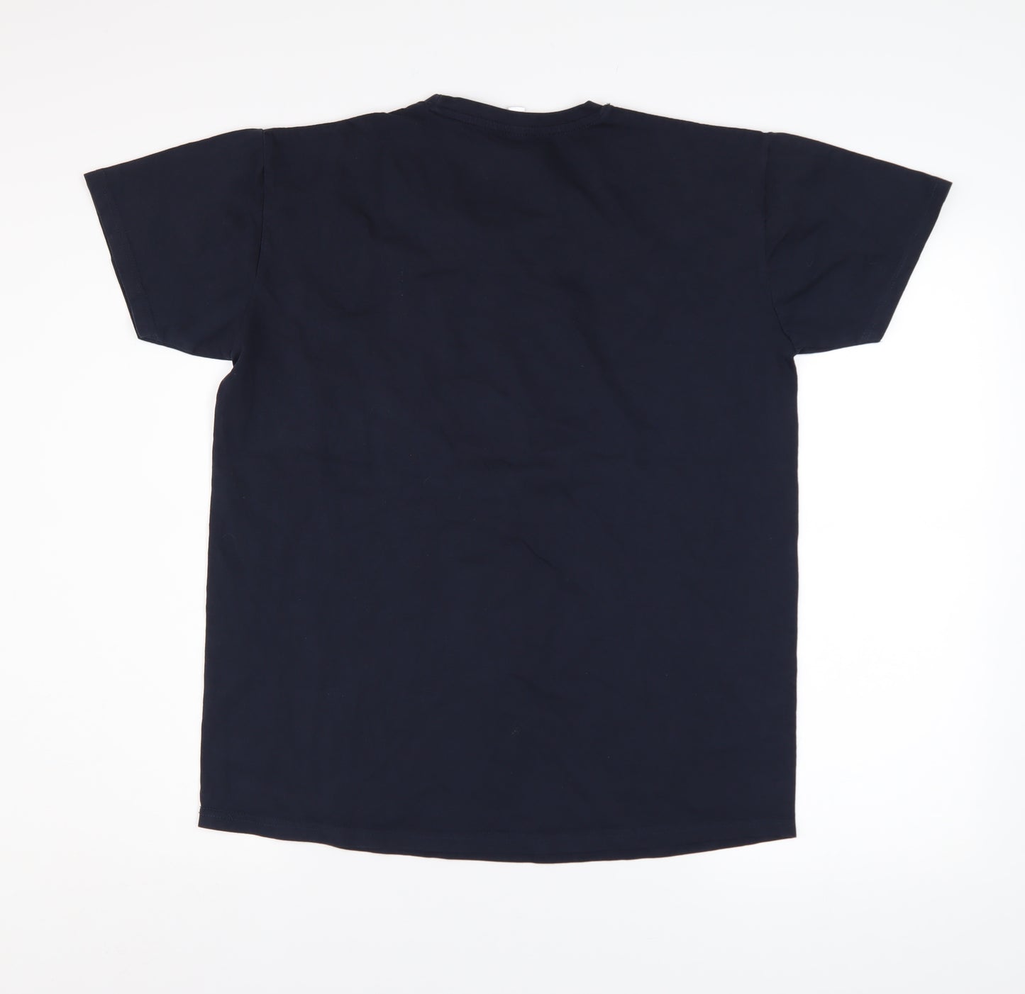 Pampling Unisex Black Funny Duck Graphic Cotton T-Shirt Size L