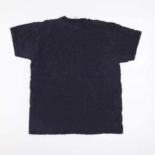 Fruit of the Loom Girls Black Sloth Graphic Cotton T-Shirt 9-11 Years
