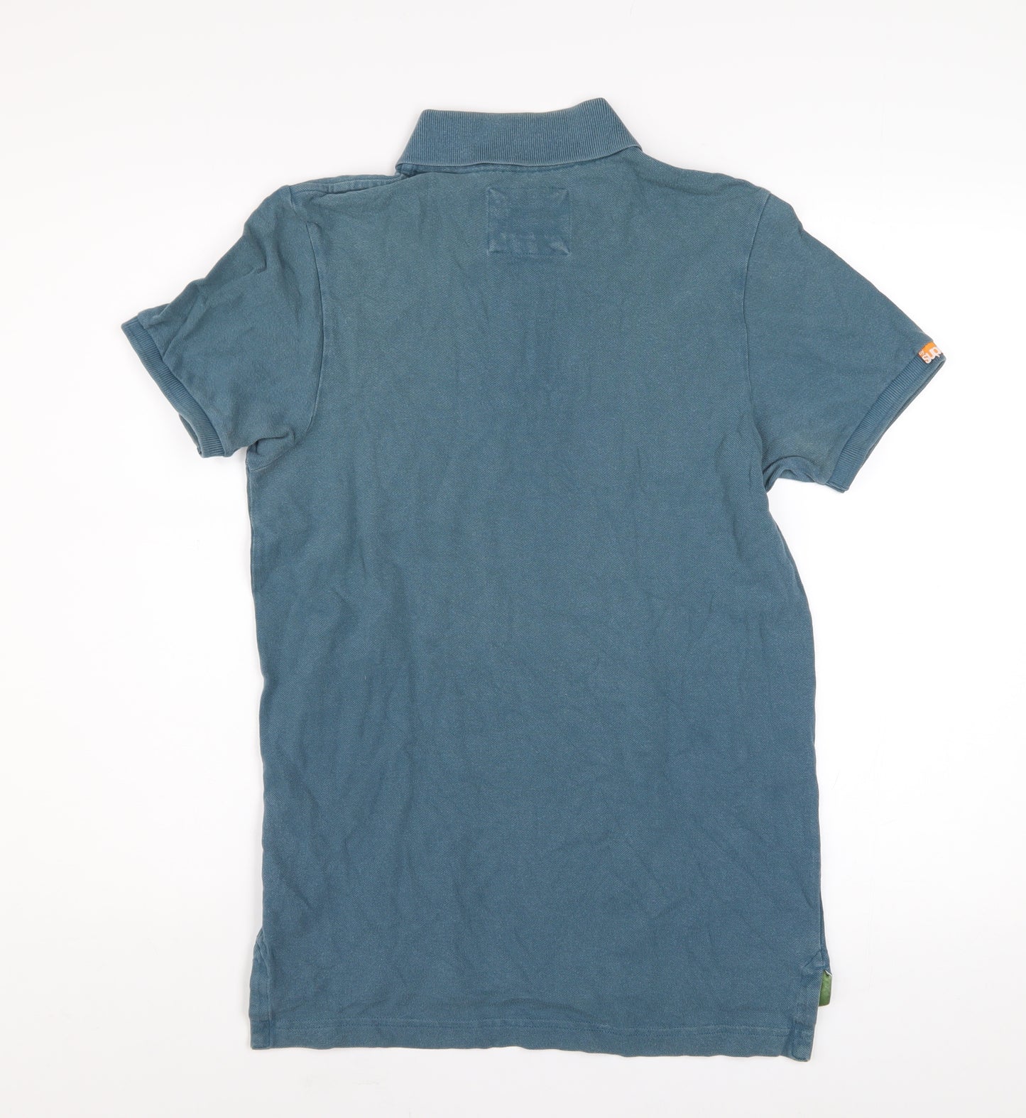 Superdry Men's Blue Vintage Regular Fit Cotton Polo Shirt M