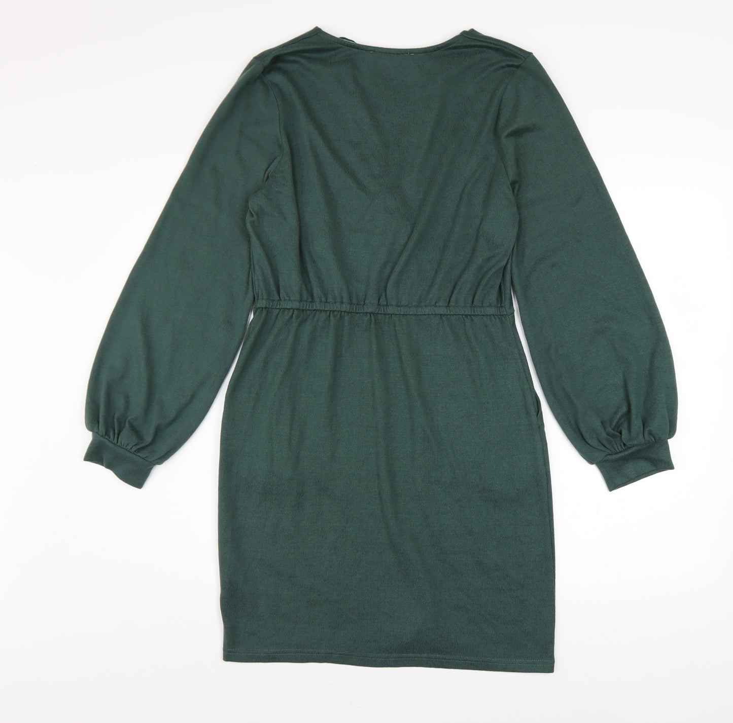 Louche Women’s Green Long Sleeve Wrap Dress UK 10