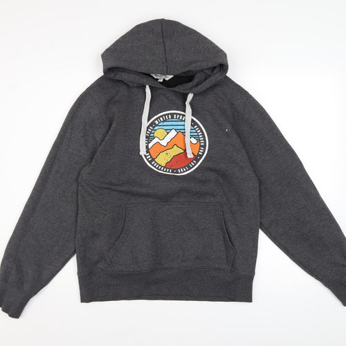 Kangaroo Poo Men's Grey Pullover Hoodie M Outdoor Graphic