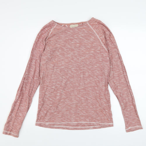 Nudie Jeans Co Men’s Pink Long Sleeve Organic Cotton Top XS