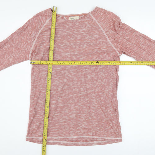 Nudie Jeans Co Men’s Pink Long Sleeve Organic Cotton Top XS