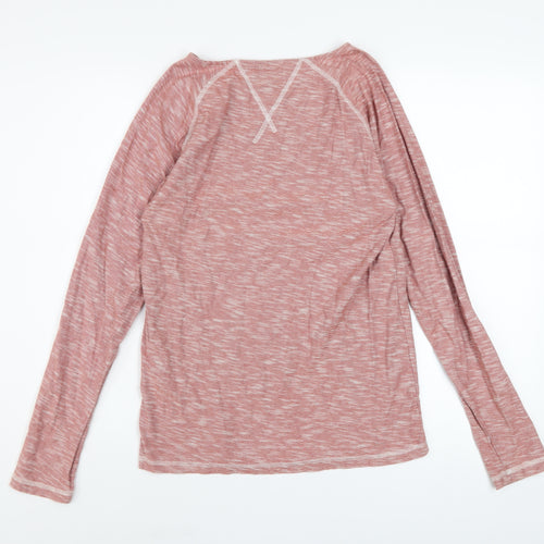 Nudie Jeans Co Men’s Pink Long Sleeve Organic Cotton Top XS
