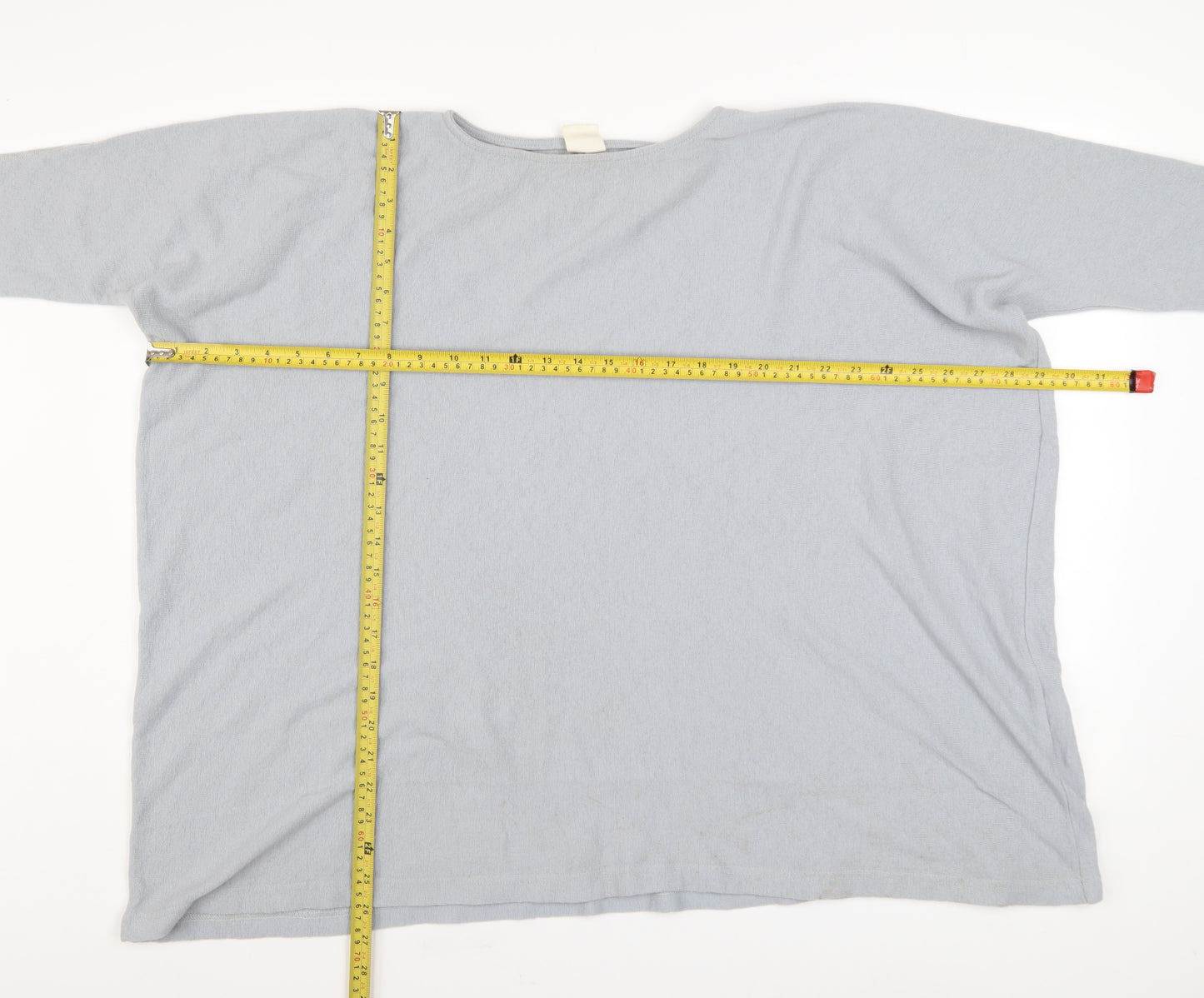 by basics Womens Grey Wool Pullover Jumper Medium