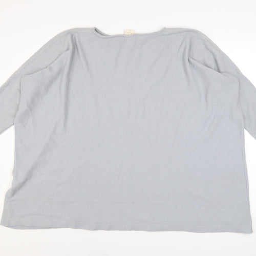 by basics Womens Grey Wool Pullover Jumper Medium