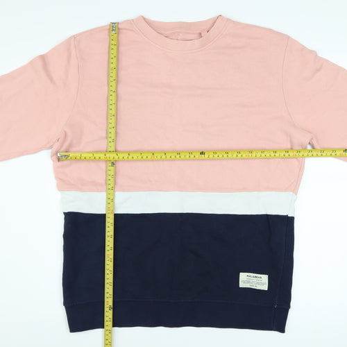 Pull & Bear Men's Multicoloured L Crew Neck Cotton Sweatshirt