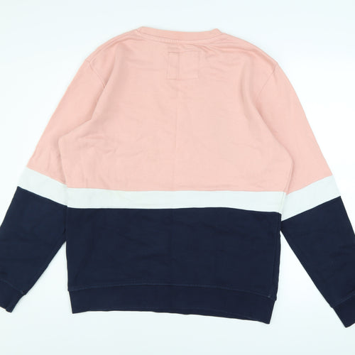 Pull & Bear Men's Multicoloured L Crew Neck Cotton Sweatshirt