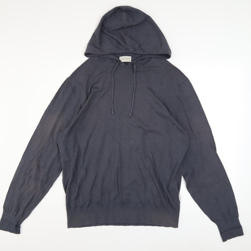 Scalpers Men’s Black XL Pullover Cotton Hoodie