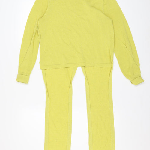 Marks and Spencer Women’s Yellow Roll Neck Jumper Size 6 Lightweight Knit