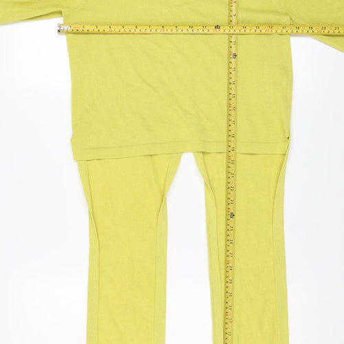 Marks and Spencer Women’s Yellow Roll Neck Jumper Size 6 Lightweight Knit