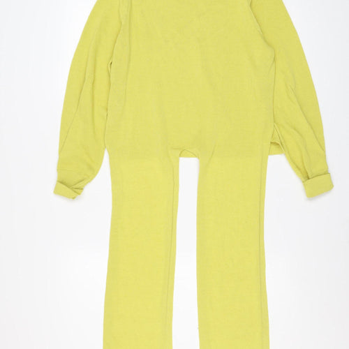 Marks and Spencer Women’s Yellow Roll Neck Jumper Size 6 Lightweight Knit