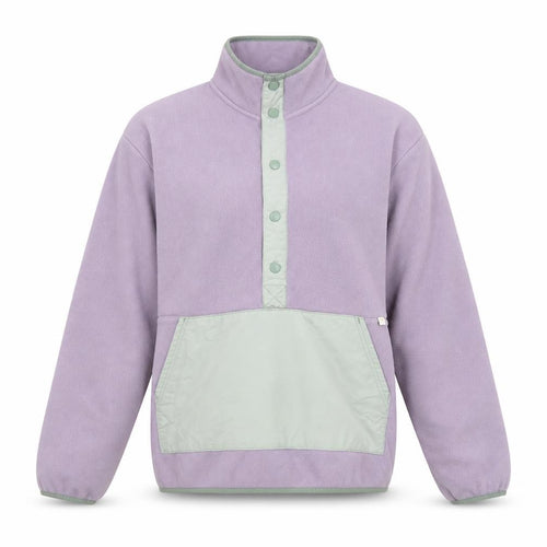 Farah Men's Purple Fleece Henley Sweatshirt Size S