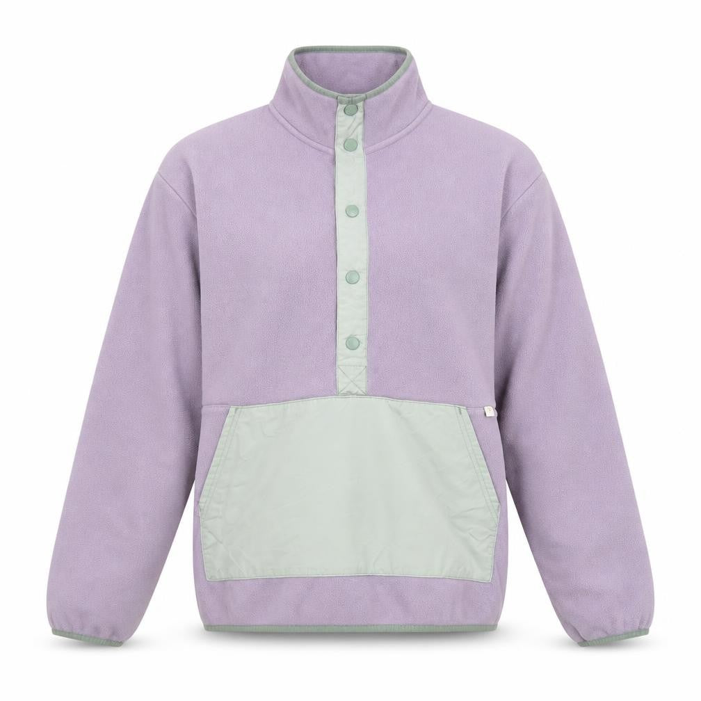 Farah Men's Purple Fleece Henley Sweatshirt Size S