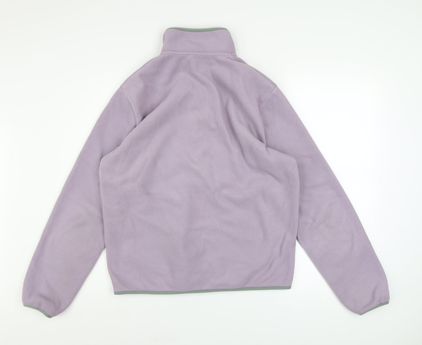 Farah Men's Purple Fleece Henley Sweatshirt Size S
