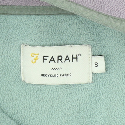 Farah Men's Purple Fleece Henley Sweatshirt Size S