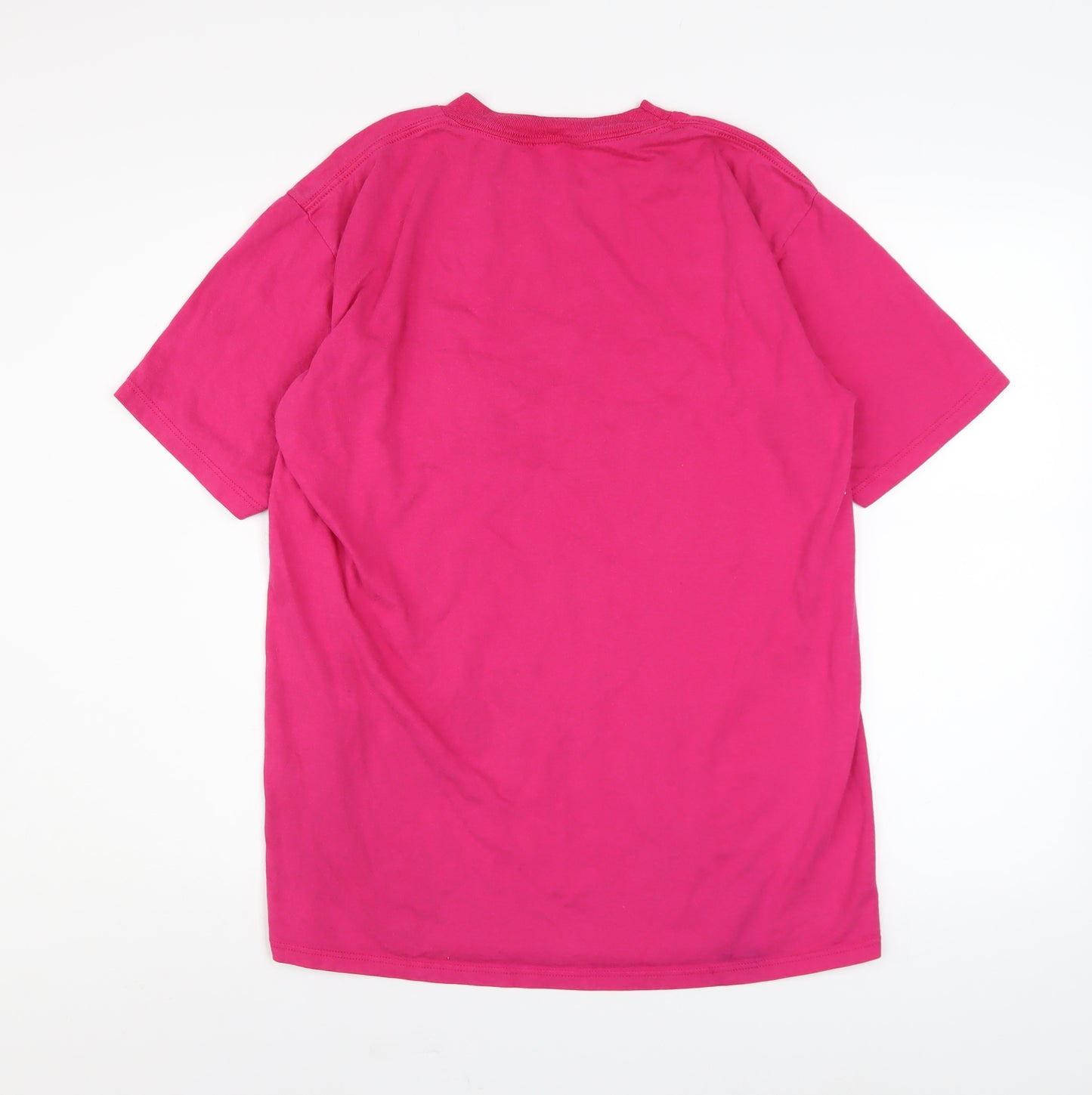 Jerzees Womens Pink Minnie Mouse Graphic T-Shirt Size L Vintage Disney