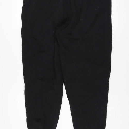 Puma Men's Black XL Jogger Trousers Cotton Blend Fleece Pants