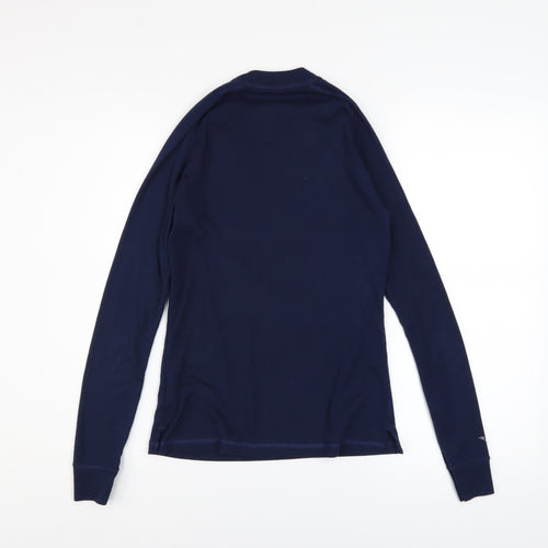 Mountain Warehouse Women's Navy 1/4 Zip Fleece Pullover Size 8