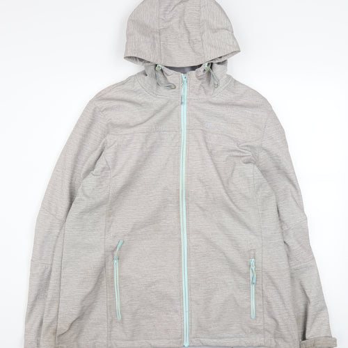Mountain Warehouse Women's Grey Size 20 Softshell Hooded Jacket