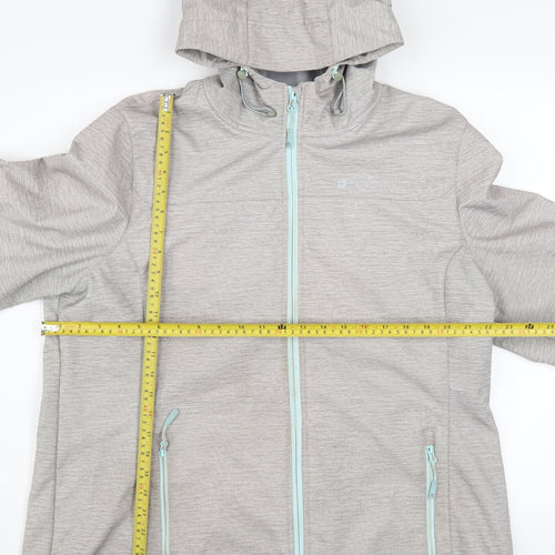 Mountain Warehouse Women's Grey Size 20 Softshell Hooded Jacket
