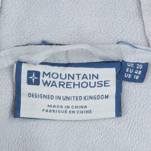 Mountain Warehouse Women's Grey Size 20 Softshell Hooded Jacket