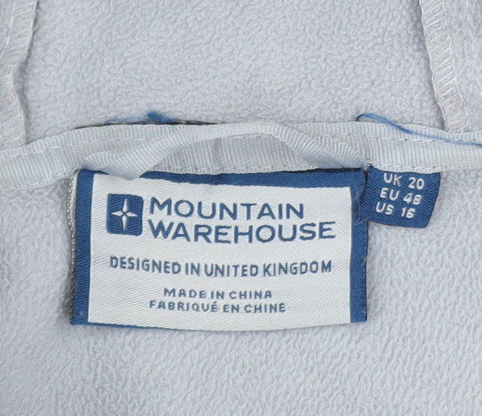 Mountain Warehouse Women's Grey Size 20 Softshell Hooded Jacket