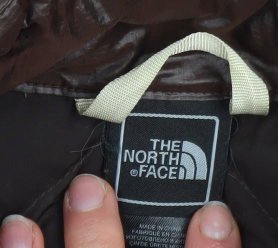 The North Face Women's Brown Medium Quilted Puffer Jacket