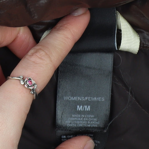 The North Face Women's Brown Medium Quilted Puffer Jacket
