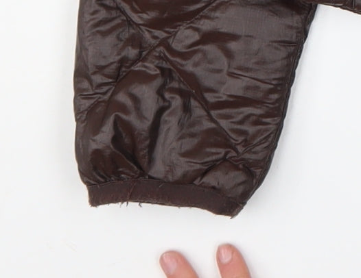 The North Face Women's Brown Medium Quilted Puffer Jacket